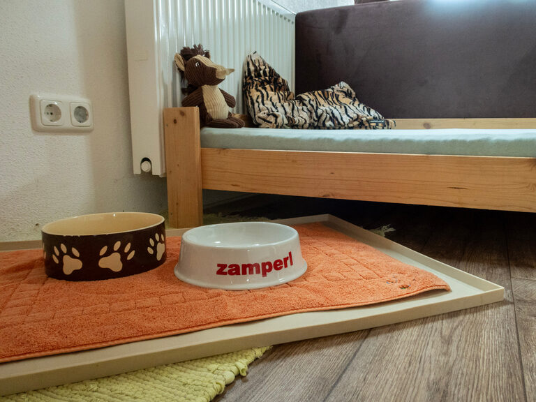 Gemütliches Schlafzimmer: Für Mensch und Tier
